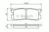 BOSCH 0 986 461 138 Brake Pad Set, disc brake